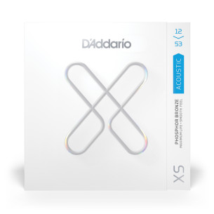 comprar Juego cuerdas para guitarra acústica d'Addario XSAPB1253 recubiertas XS Phosphor Bronze, calibre fino, 12-53. 2