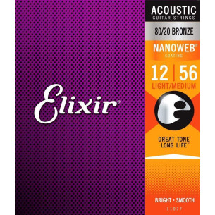 Compra Juego Nanoweb 80/20 Bronze Light-Medium 12-56 11077 online | MusicSales 2