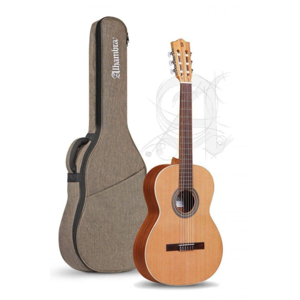 Guitarra clásica Alhambra Z-Nature de la Serie Estudio con tapa de cedro macizo y acabado mate. Guitarra clásica Alhambra Z-Nature de la Serie Estudio con tapa de cedro macizo y acabado mate.