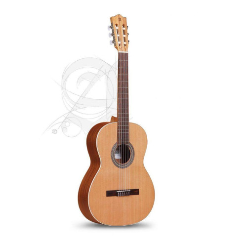 Guitarra clásica Alhambra Z-Nature de la Serie Estudio con tapa de cedro macizo y acabado mate.
