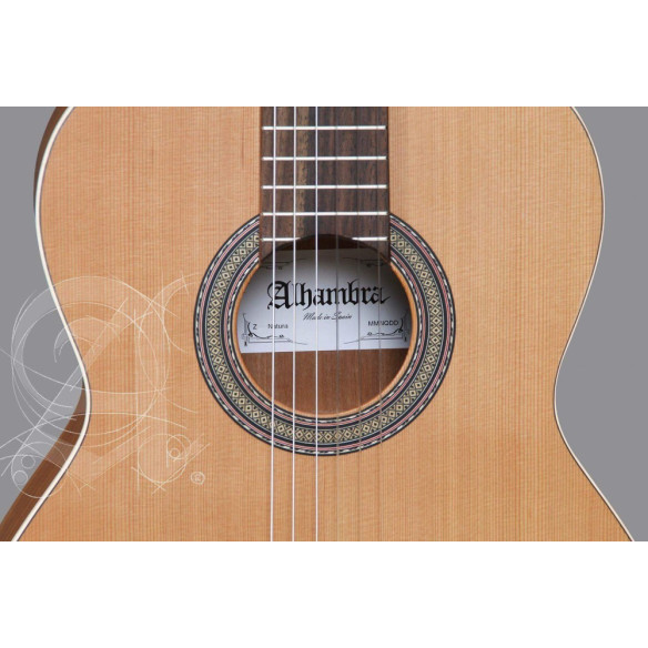 Guitarra clásica Alhambra Z-Nature de la Serie Estudio con tapa de cedro macizo y acabado mate. Guitarra clásica Alhambra Z-Nature de la Serie Estudio con tapa de cedro macizo y acabado mate.
