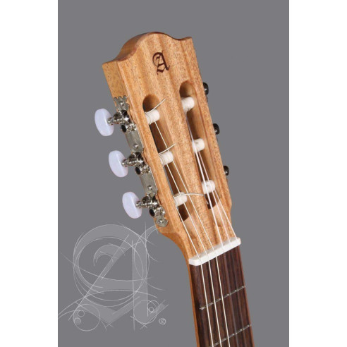 Guitarra clásica Alhambra Z-Nature de la Serie Estudio con tapa de cedro macizo y acabado mate.