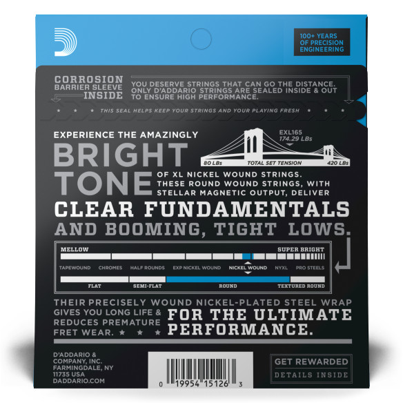 Compra Juego EXL165 XL 45-105 online | MusicSales Compra Juego EXL165 XL 45-105 online | MusicSales