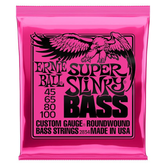Ernie Ball EB2834 Juego Cuerdas Bajo Eléctrico Ernie Ball EB2834 Juego Cuerdas Bajo Eléctrico