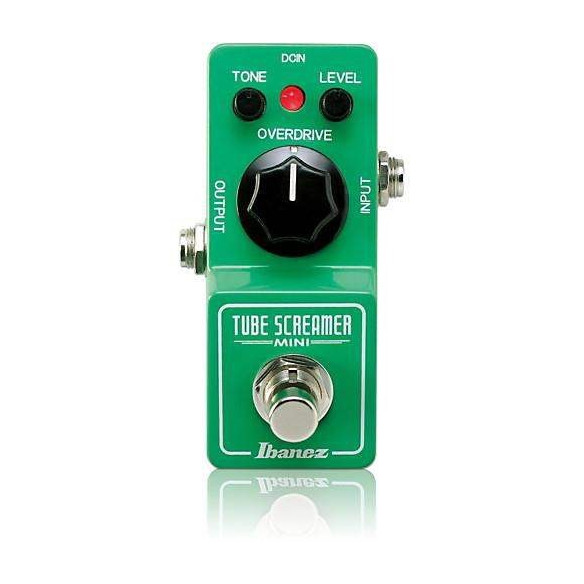 Pedal de efectos serie Tube Screamer Mini con controles de Drive, Tono y Level