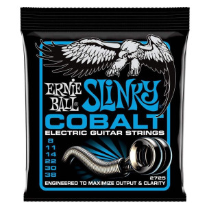 Juego de cuerdas para Guitarra Eléctrica ERNIE BALL Extra Slinky Cobalt Wound 2725 8-38. 2