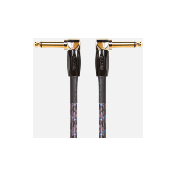 Cable de instrumento BOSS, Conectores de 1/4 de pulgada, Contactos bañados en oro. Cable de instrumento BOSS, Conectores de 1/4 de pulgada, Contactos bañados en oro.
