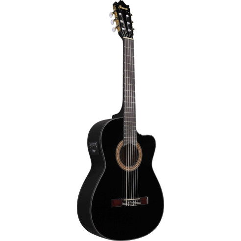 GA11CE-BK Guitarra Clásica Electrificada Negra 