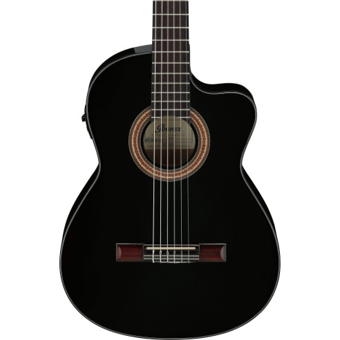 GA11CE-BK Guitarra Clásica Electrificada Negra 