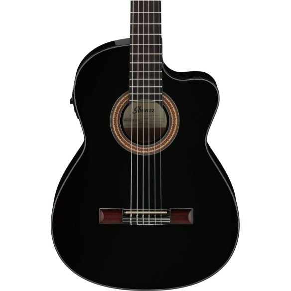 GA11CE-BK Guitarra Clásica Electrificada Negra 