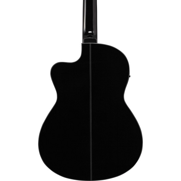 GA11CE-BK Guitarra Clásica Electrificada Negra 