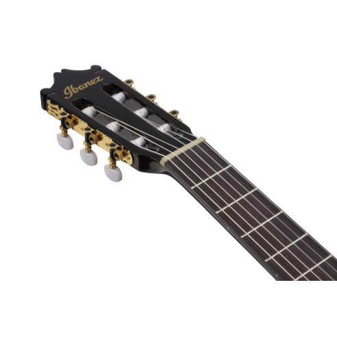 GA11CE-BK Guitarra Clásica Electrificada Negra 
