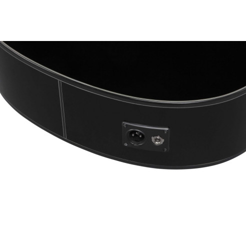 GA11CE-BK Guitarra Clásica Electrificada Negra 