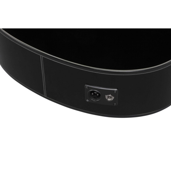 GA11CE-BK Guitarra Clásica Electrificada Negra 