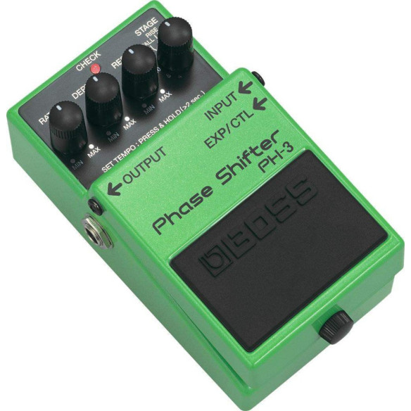 Pedal Boss PH-3 Phase Shifter con efectos phaser clásicos de BOSS Pedal Boss PH-3 Phase Shifter con efectos phaser clásicos de BOSS