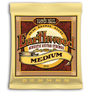 Ernie Ball EB2002 Juego Cuerdas Guitarra Acústica