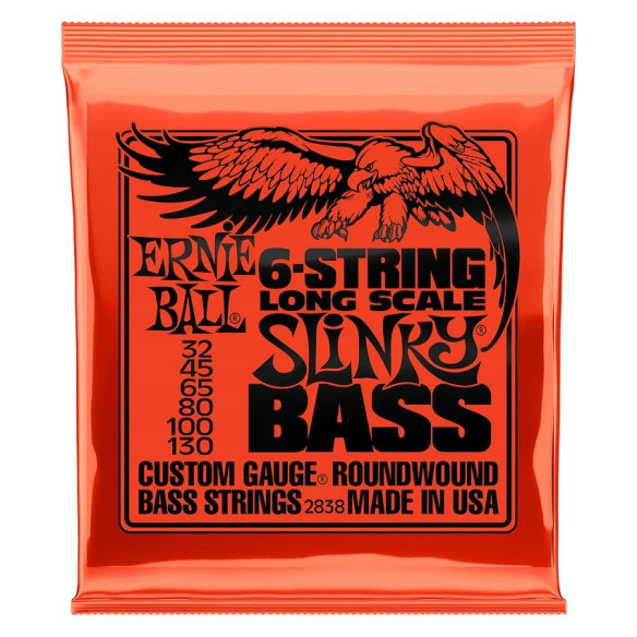 Ernie Ball EB2838 Juego Bajo Eléctrico 6 Cuerdas Ernie Ball EB2838 Juego Bajo Eléctrico 6 Cuerdas