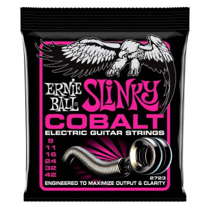 Juego de cuerdas para Guitarra Eléctrica ERNIE BALL Super Slinky Cobalt Wound 2723 9-42. 2