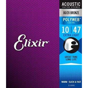 Compra Juego Polyweb Extra Light 80/20 Bronce 10-47 11000 online | MusicSales 2