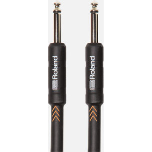 Cable instrumento Roland RIC-B5 Serie Black con Conectores Jack rectos de 1,5 m de longitud y rendimiento profesional.