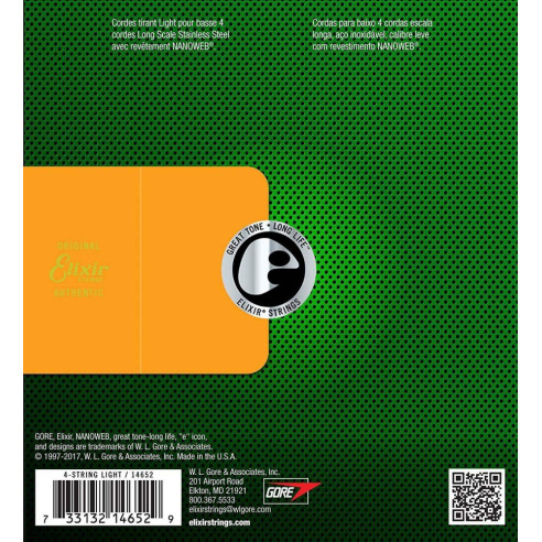 Compra Juego Nanoweb Stainless Steel 45-100 14652 online | MusicSales