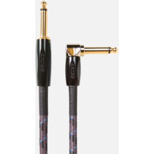 Cable de instrumento BOSS, Conectores de 1/4 de pulgada, Contactos bañados en oro.