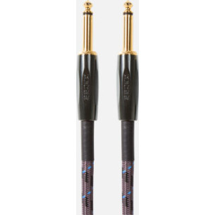 Cable de instrumento BOSS, Conectores de 1/4 de pulgada, Contactos bañados en oro.