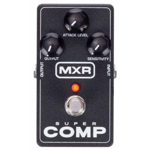 Pedal de compresión clásica con ajustes de ataque y sustain. Hecho en USA. MXR M132 SUPER COMP COMPRESOR