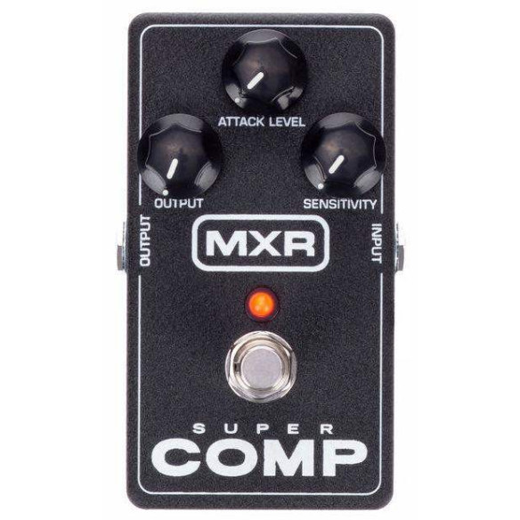 Pedal de compresión clásica con ajustes de ataque y sustain. Hecho en USA. MXR M132 SUPER COMP COMPRESOR