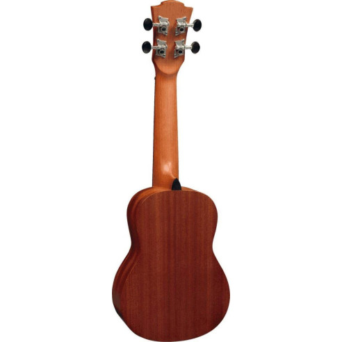 Ukelele Lag TKU8S Serie Tiki Uku Soprano con el cuerpo de Sapelli y acabado satinado.