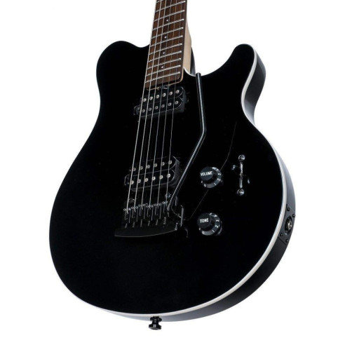 Guitarra Eléctrica AXIS 3 SUB Series Rosewood Black, con cuerpo de Tilo, mástil de arce y diapasón de Jatoba.