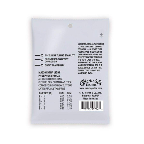 comprar JUEGO ACÚSTICA AUTHENTIC SP PHOSPHOR BRONZE 92/8 EXTRA LIGHT 10-47.