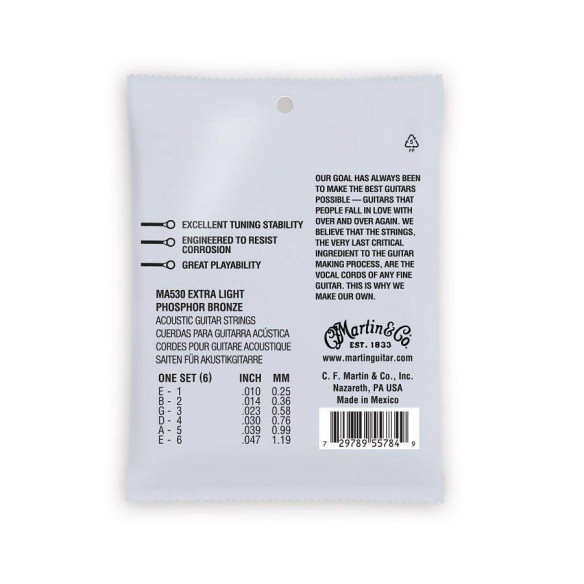 comprar JUEGO ACÚSTICA AUTHENTIC SP PHOSPHOR BRONZE 92/8 EXTRA LIGHT 10-47.