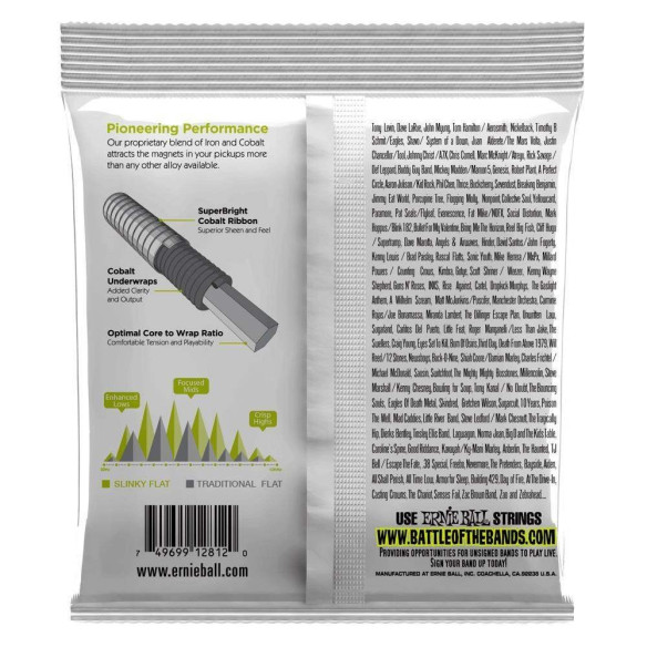 Compra 2812 Regular Slinky Flatwound 50-105 online | MusicSales