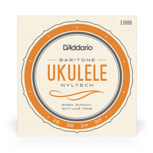 comprar Juego de cuerdas para Ukelele d'Addario EJ88B Cuerdas de Nyltech para ukulele barítono. 2