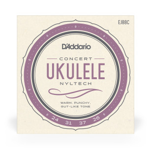 comprar Juego de cuerdas para Ukelele d'Addario EJ88C Cuerdas de Nyltech para ukulele de concierto. 2