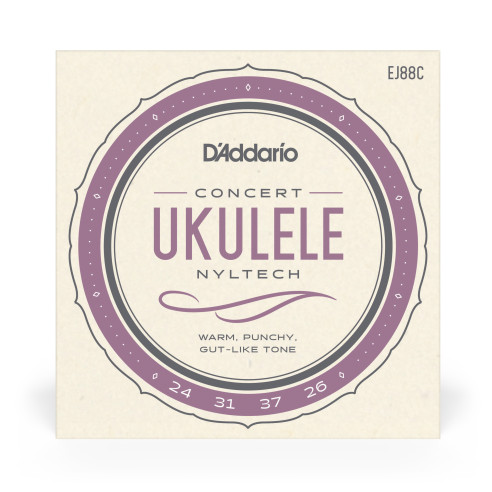 comprar Juego de cuerdas para Ukelele d'Addario EJ88C Cuerdas de Nyltech para ukulele de concierto.