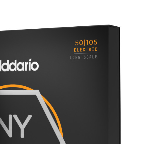 comprar Juego de cuerdas para Bajo Eléctrico d'Addario NYXL50105 de escala larga, calibre medio, 50-105.