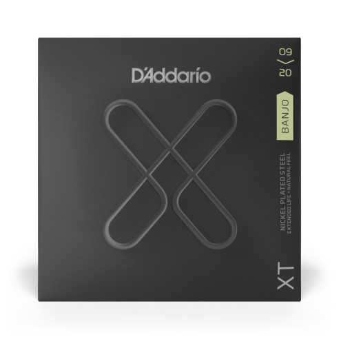 comprar Juego para Banjo de 5 Cuerdas d'Addario XTJ0920 XT Banjo Nickel Plated Steel, calibre fino, 09-20.