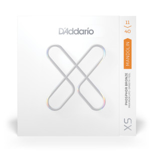 comprar juego de Cuerdas para mandolina d'Addario XSM1140 recubiertas XS Phosphor Bronze, calibre medio, 11-40. 2