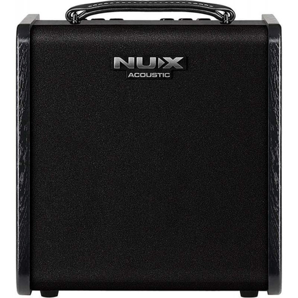 NUX AC-60 Stageman II Amplificador Guitarra Acústica 2 canales, guitarra,y micro con bluetooth, looper y caja de ritmos.
