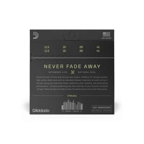 Comprar Juego para Mandolina d'Addario XTM11541, XT Mandolin Phosphor Bronze, calibre medio/grueso, 11,5-41.