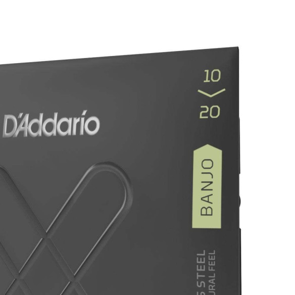 comprar Juego para Banjo de 5 Cuerdas d'Addario XTJ1020 XT Banjo Stainless Steel, calibre custom fino, 10-20.