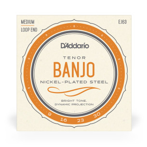 comprar Juego de cuerdas para Banjo Tenor d'Addario EJ63 Cuerdas para banjo tenor, níquel, 9-30. 2