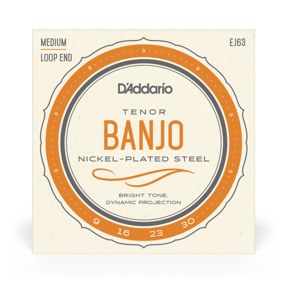 comprar Juego de cuerdas para Banjo Tenor d'Addario EJ63 Cuerdas para banjo tenor, níquel, 9-30. comprar Juego de cuerdas para Banjo Tenor d'Addario EJ63 Cuerdas para banjo tenor, níquel, 9-30.