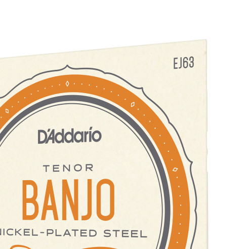 comprar Juego de cuerdas para Banjo Tenor d'Addario EJ63 Cuerdas para banjo tenor, níquel, 9-30.