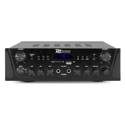 POWER DYNAMICS PV220BT Amplificador Multimedia 100w.2 Zonas