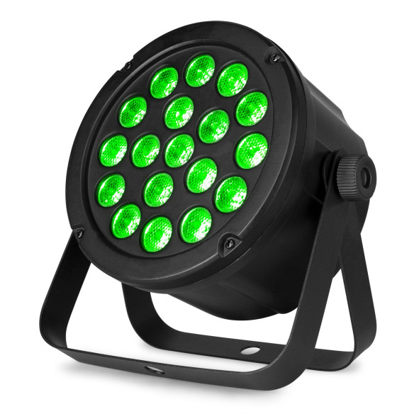 BeamZ SlimPar45 Foco Par LED Plano 18x 3W
