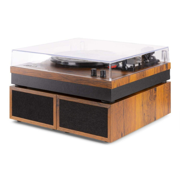 FENTON RP165 Plato giradiscos con amplificación y Bluetooth, 2 altavoces de 50 Watts.