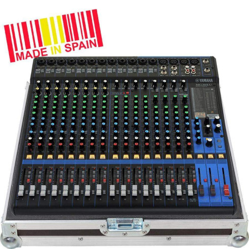 Maleta profesional, fabricada en España, especialmente diseñada para tu mezclador de directo Yamaha  MG20/16XU.